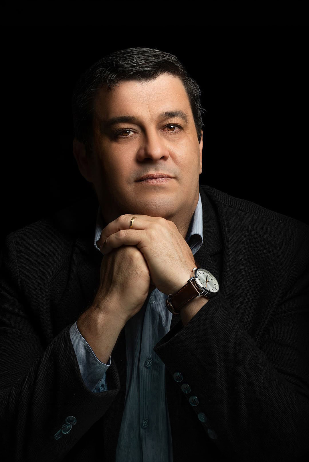 Retrato corporativo fotografado por Adriano de Azeredo